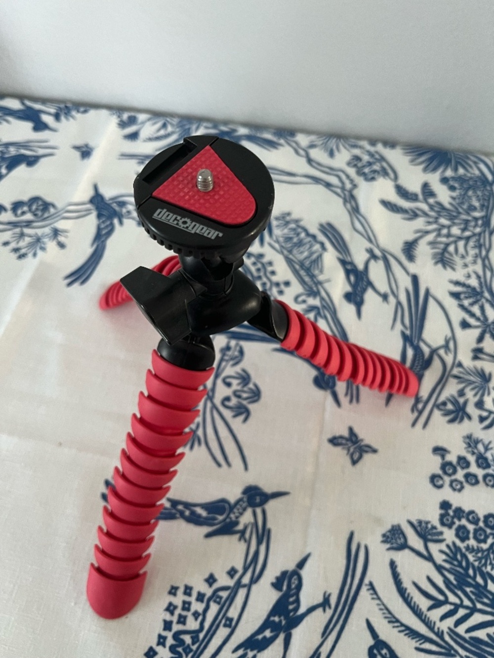 Deco Photo 12-Inch Compact Rubberized Spider Tripod & Support SP12-RED